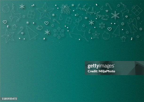 green christmas greeting card - christmas background green stock illustrations