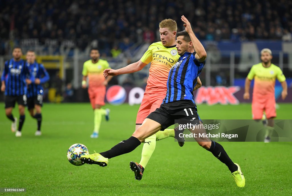 Atalanta v Manchester City: Group C - UEFA Champions League