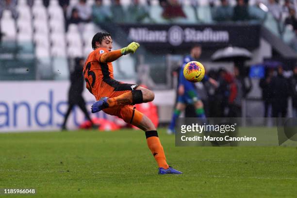 Stefano Turati of Us Sassuolo Calcio in action during the the Serie A match between Juventus Fc and Us Sassuolo Calcio. The match end in a tie 2-2.