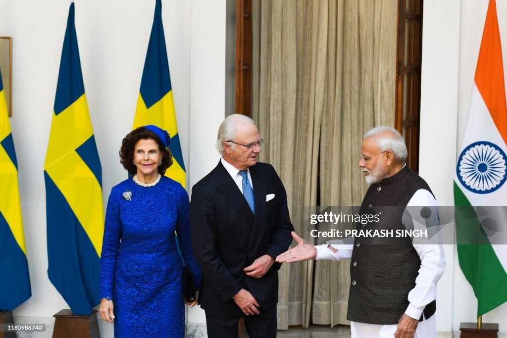INDIA-SWEDEN-ROYALS-DIPLOMACY