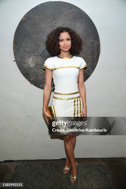 Gugu Mbatha-Raw attends Through Her Lens: The Tribeca CHANEL Women's Filmmaker Program Cocktail at Greenwich Hotel Penthouse on November 06, 2019 in...