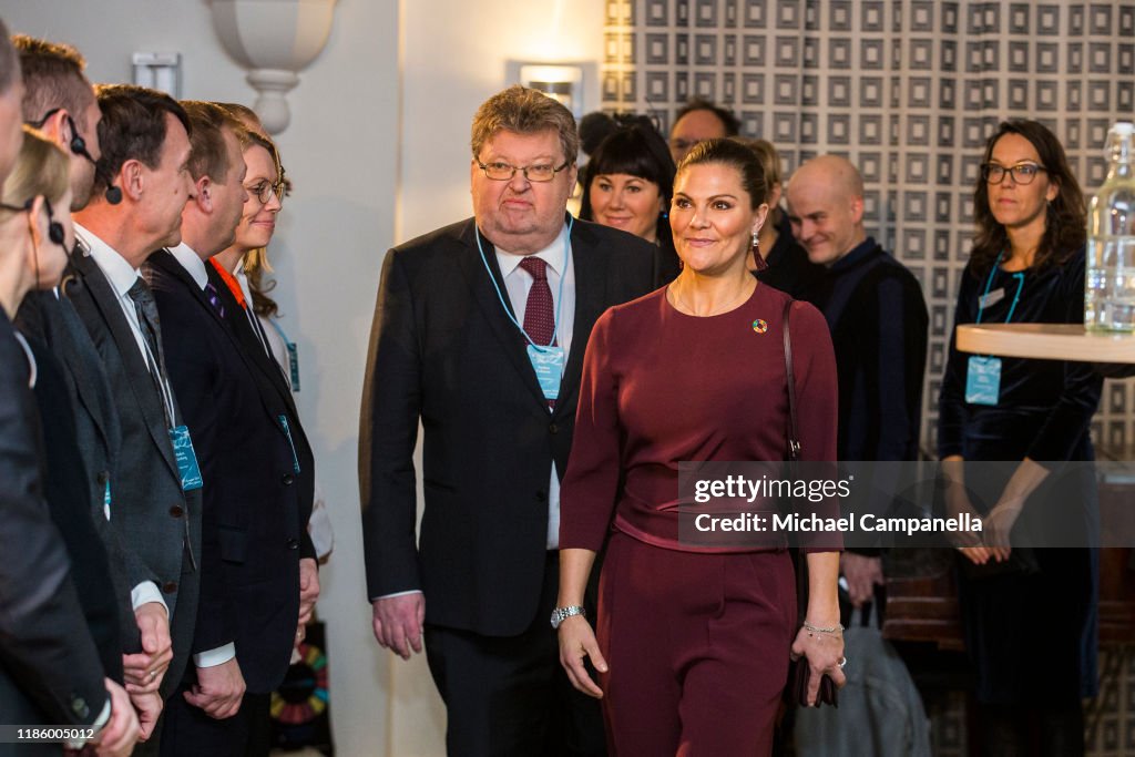 Crown Princess Victoria Of Sweden Attends The Seminar "Do We Have Room For Plastic In A Sustainable Future?"