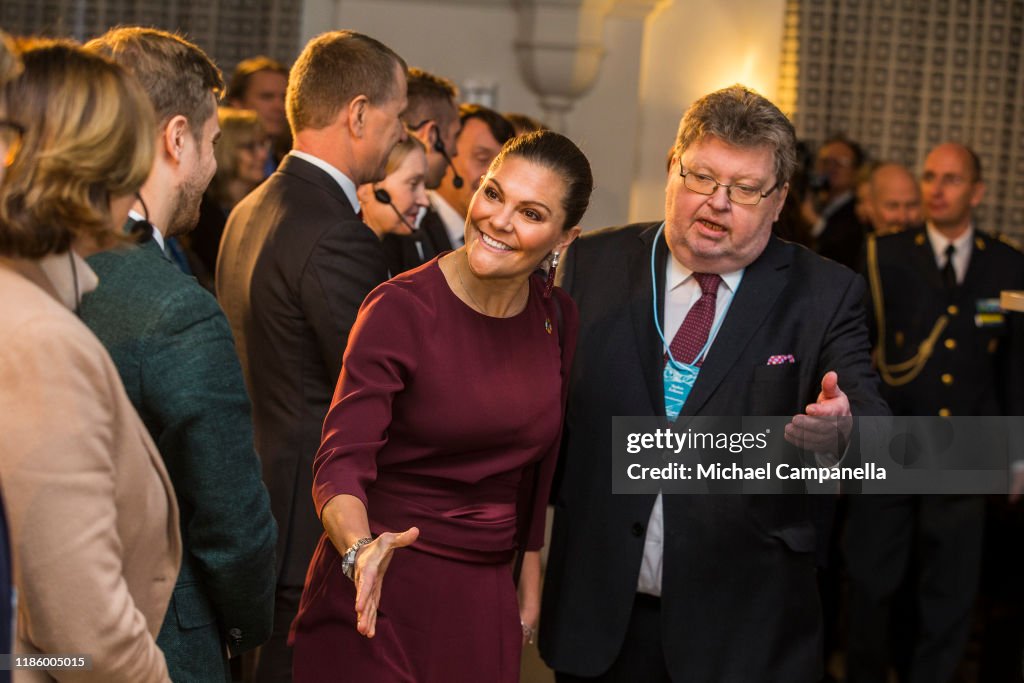 Crown Princess Victoria Of Sweden Attends The Seminar "Do We Have Room For Plastic In A Sustainable Future?"