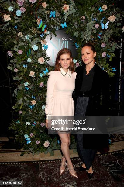 Kate Mara and Margarita Levieva attend Ovarian Cancer Research Alliance Presents Style Lab hosted by Maggie Gyllenhaal & Kate Mara at Gotham Hall NYC...