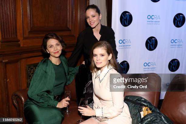Maggie Gylenhaal, Margarita Levieva, and Kate Mara at the Ovarian Cancer Research Alliance Presents Style Lab hosted by Maggie Gyllenhaal & Kate Mara...