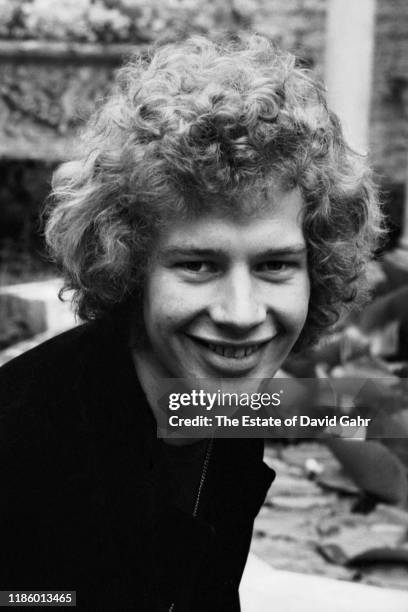 Drummer Bill Bruford, a member of the English progressive rock group Yes, poses for a portrait in July 1969 in London, Great Britain. (Photo by David...