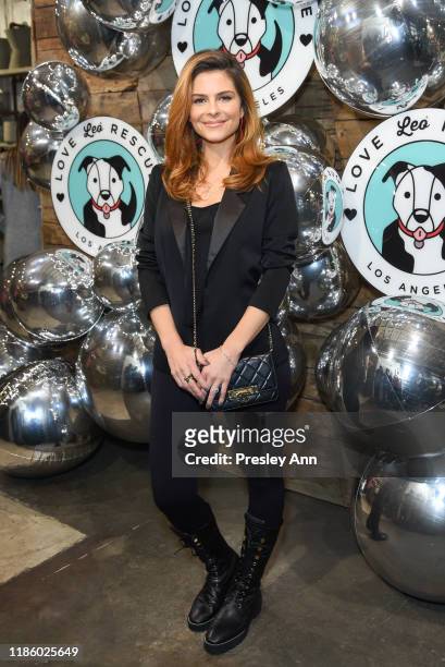 Maria Menounos attends Love Leo Rescue's 2nd Annual Cocktails for a Cause at Rolling Greens Los Angeles on November 06, 2019 in Los Angeles,...
