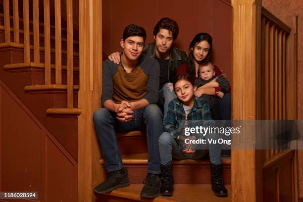 Freefom's "Party of Five" stars Niko Guardado as Beto Acosta, Brandon Larracuente as Emilio Acosta, Elle Paris Legaspi as Valentina Acosta, and Emily...