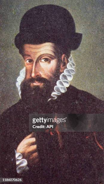 Portrait du conquistador espagnol Francisco Pizarro.