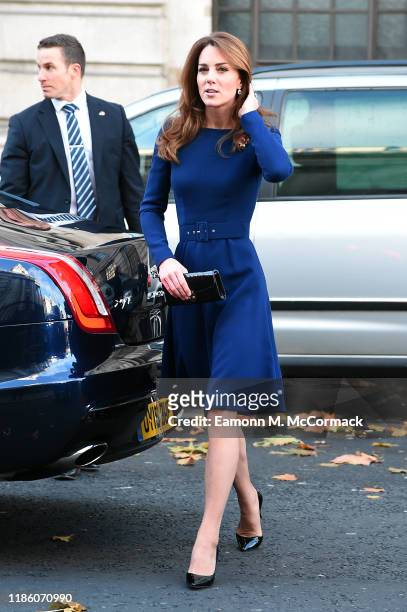 Catherine, Duchess of Cambridge attends the launch of the National Emergencies Trust at St Martin-in-the-Fields on November 07, 2019 in London,...