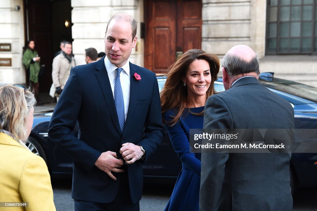 The Duke And Duchess Of Cambridge Attend The Launch Of The National Emergencies Trust