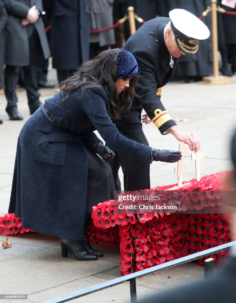 Members Of The Royal Family Attend The 91st Field Of Remembrance At Westminster Abbey