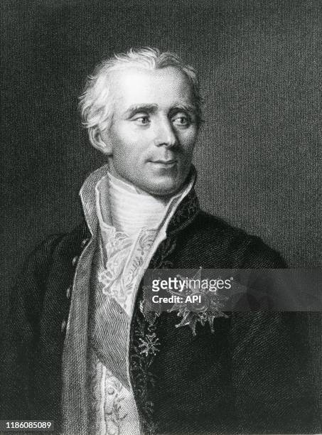 Portrait du mathématicien français Pierre-Simon de Laplace.
