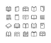 Books Icons - Classic Line Series