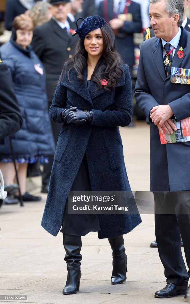Members Of The Royal Family Attend The 91st Field Of Remembrance At Westminster Abbey
