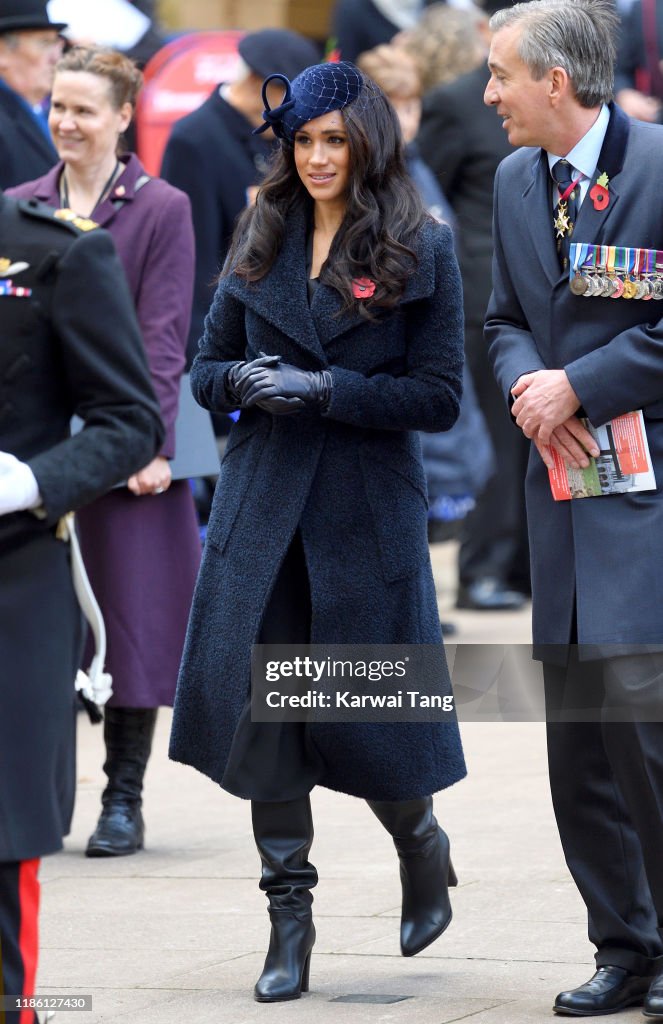 Members Of The Royal Family Attend The 91st Field Of Remembrance At Westminster Abbey