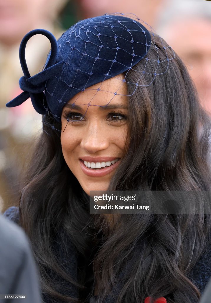 Members Of The Royal Family Attend The 91st Field Of Remembrance At Westminster Abbey