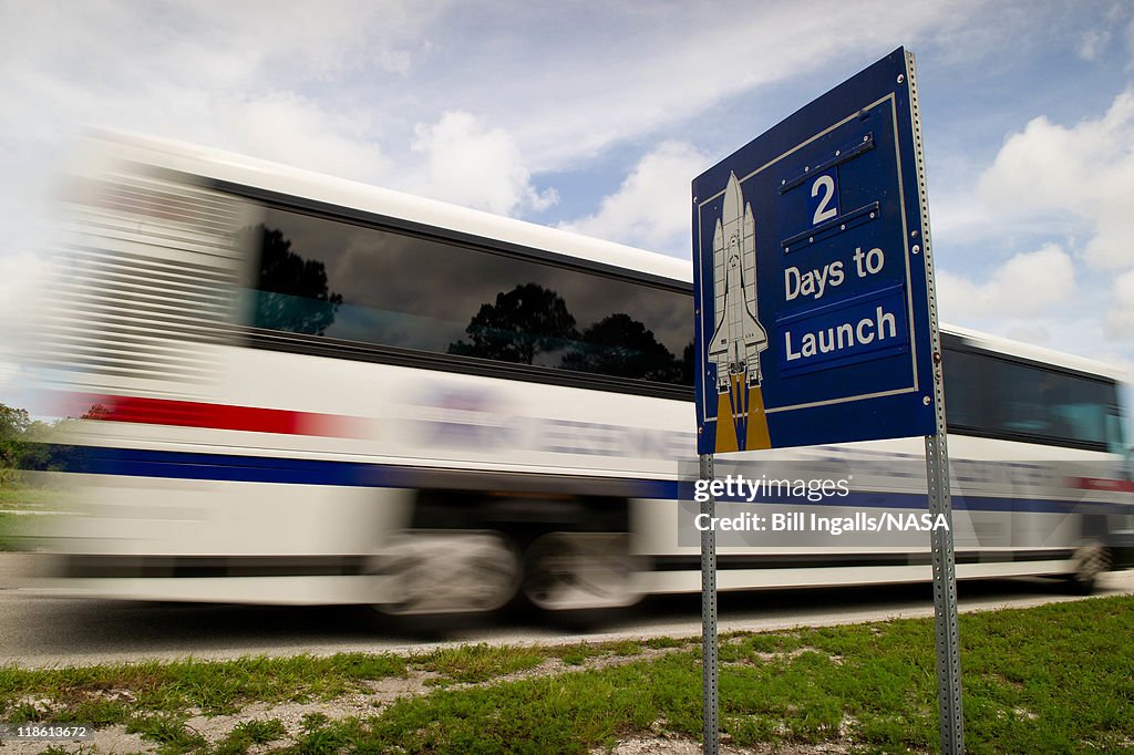 NASA Prepares For Launch Of Space Shuttle Atlantis