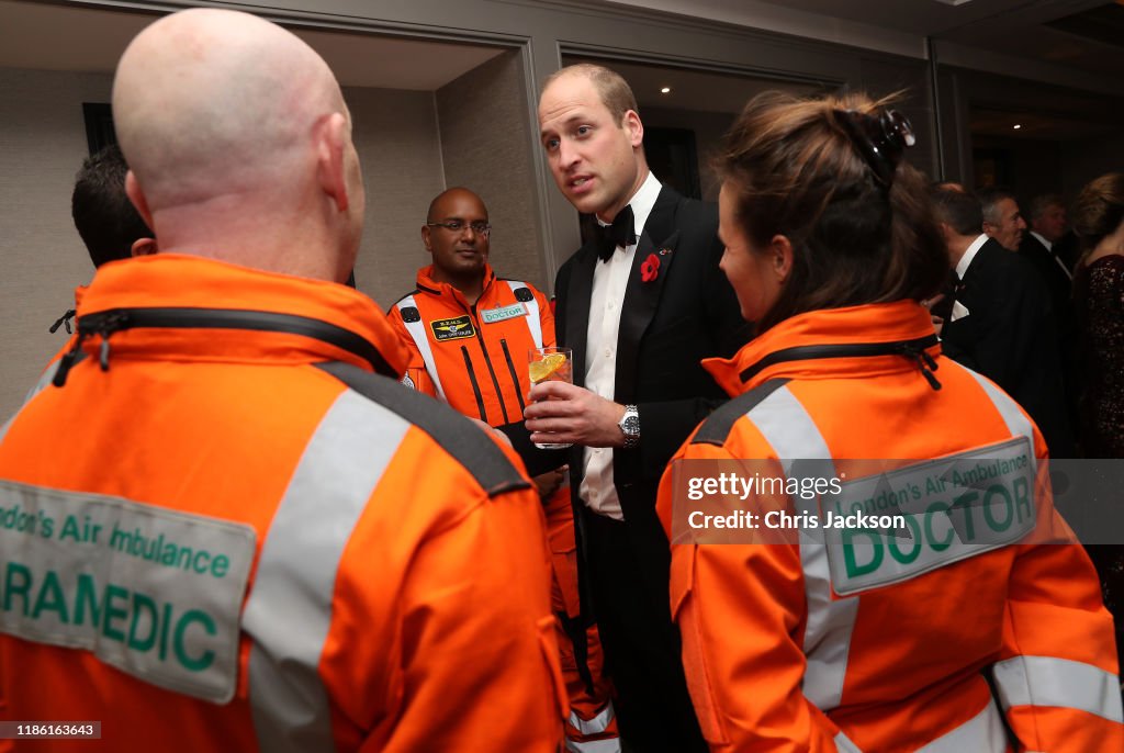 The Duke Of Cambridge Attends The London's Air Ambulance Charity Gala