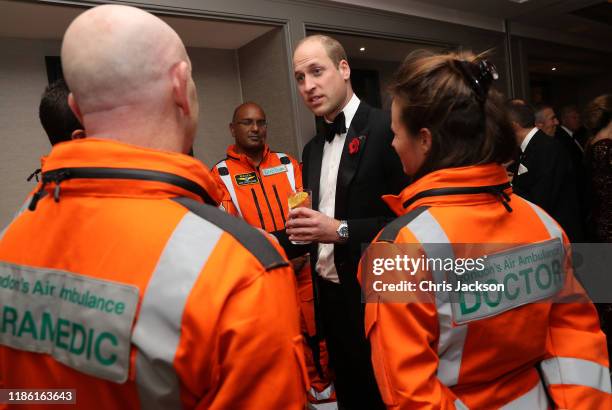 The Duke Of Cambridge Attends The London's Air Ambulance Charity Gala, Nachrichtenfoto