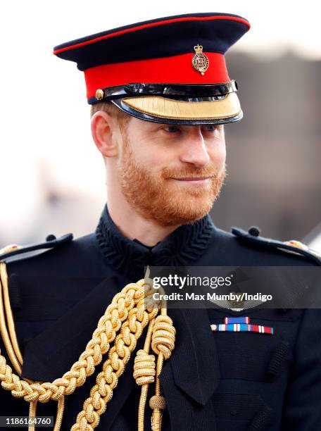 Prince Harry, Duke of Sussex attends the 91st Field of Remembrance at Westminster Abbey on November 7, 2019 in London, England.