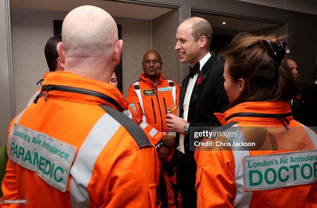 The Duke Of Cambridge Attends The London's Air Ambulance Charity Gala