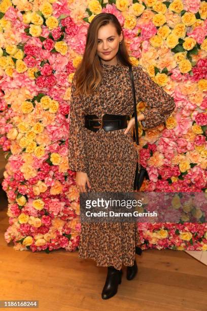Niomi Smart attends the L'Occitane x EL&N Cafe Launch Party at their Flagship store on Regent Street on November 07, 2019 in London, England.