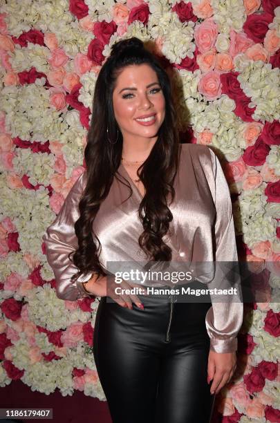 Jenny Frankhauser during the "Ohlala" VIP premiere of Schubeck's Teatro at Teatro-Spiegelzelt on November 07, 2019 in Munich, Germany.