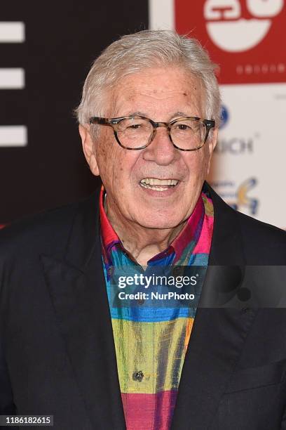 Peppino Di Capri attends a photocall during the 41th Giornate Professionali del Cinema Sorrento Italy on 2 December 2019.