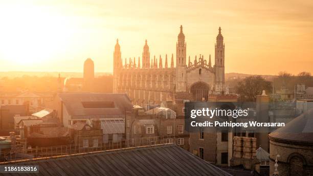 king's college, cambridge - cambridge engeland stockfoto's en -beelden