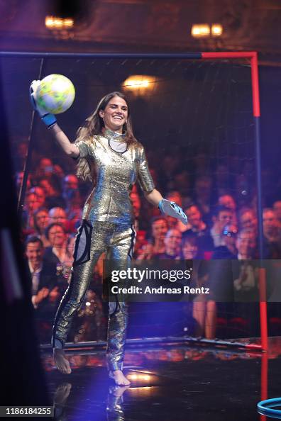 Lisa Tomaschewsky on stage during the GQ Men of the Year Award show