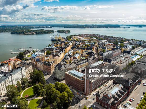 katajanokka neighbourhood in helsinki - helsinki stock pictures, royalty-free photos & images