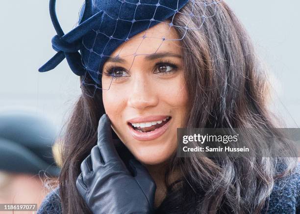 Meghan, Duchess of Sussex attends the 91st Field of Remembrance at Westminster Abbey on November 07, 2019 in London, England.