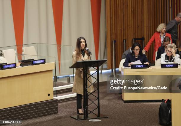 Nadia Murad, Nobel Laureate and Goodwill Ambassador for the Dignity of Survivors of Human Trafficking of the United Nations Office on Drugs and Crime...