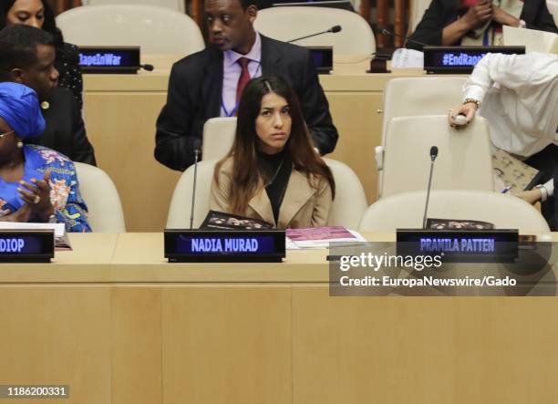 Nadia Murad, Nobel Laureate and Goodwill Ambassador for the Dignity of Survivors of Human Trafficking of the United Nations Office on Drugs and Crime...