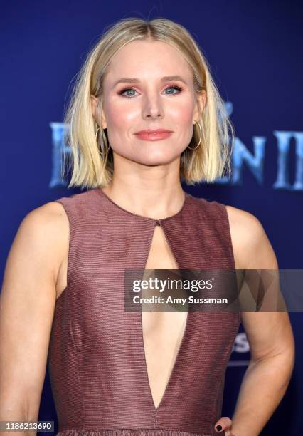 Kristen Bell attends the premiere of Disney's "Frozen 2" at Dolby Theatre on November 07, 2019 in Hollywood, California.