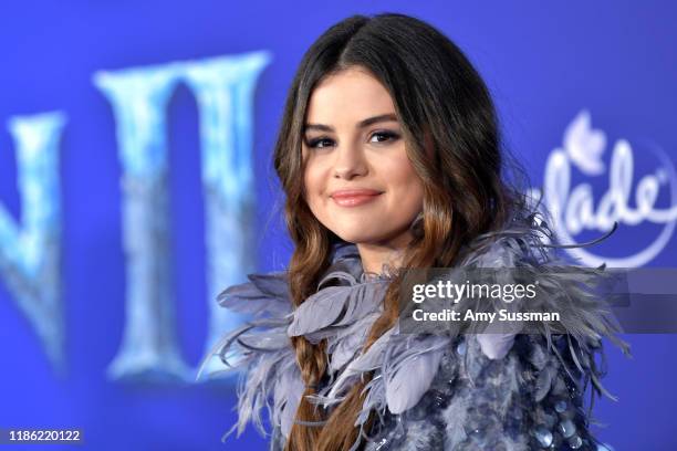 Selena Gomez attends the premiere of Disney's "Frozen 2" at Dolby Theatre on November 07, 2019 in Hollywood, California.