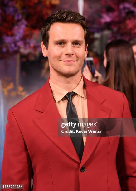 Jonathan Groff attends the premiere of Disney's "Frozen 2" at Dolby Theatre on November 07, 2019 in Hollywood, California.