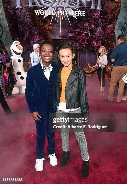 Kaylin Hayman Ramon Reed Ramon Reed and Kaylin Hayman attend the world premiere of Disney's ...