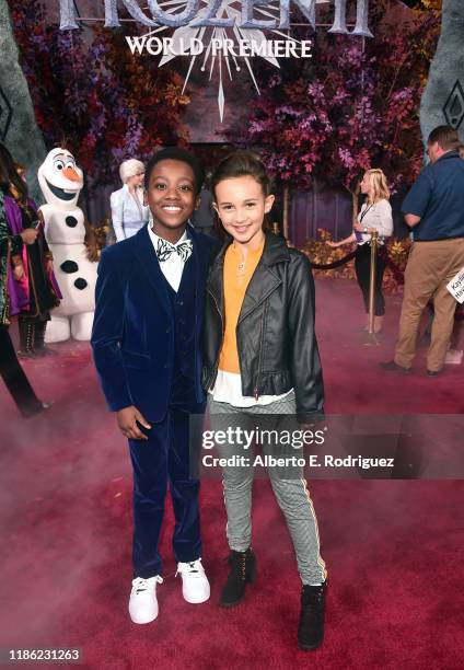 Kourtney Ramon Reed Ramon Reed and Kaylin Hayman attend the world premiere of Disney's ...