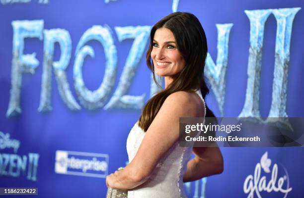 Idina Menzel attends the Premiere of Disney's "Frozen 2" at Dolby Theatre on November 07, 2019 in Hollywood, California.