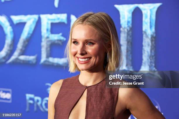 Actor Kristen Bell attends the world premiere of Disney's "Frozen 2" at Hollywood's Dolby Theatre on Thursday, November 7, 2019 in Hollywood,...