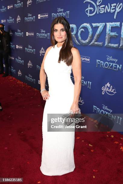 Actor Idina Menzel attends the world premiere of Disney's "Frozen 2" at Hollywood's Dolby Theatre on Thursday, November 7, 2019 in Hollywood,...