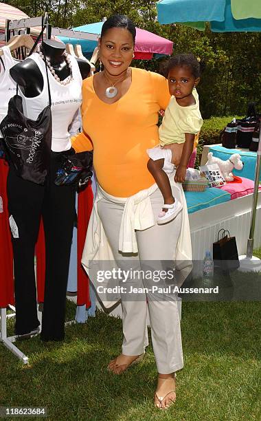 Lela Rochon and her daughter Asia Rochon Fuqua at Poochpants