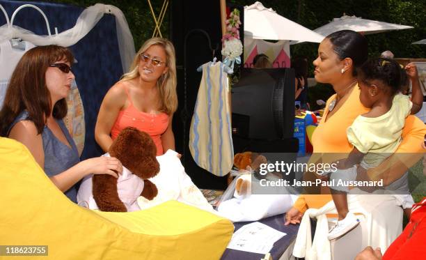 Lela Rochon and daughter Asia Rochon Fuqua at Baby in a bag