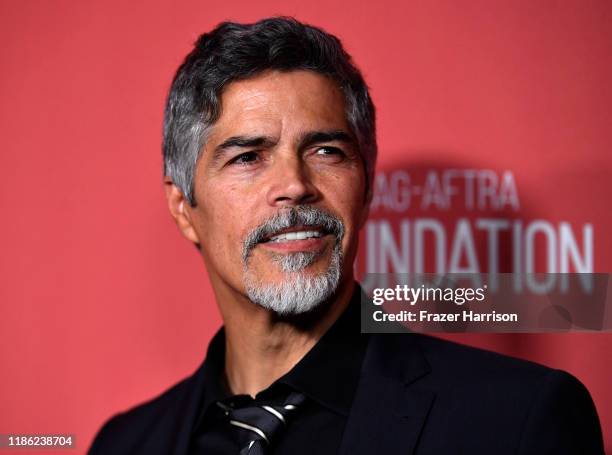 Esai Morales attends SAG-AFTRA Foundation's 4th Annual Patron Of The Artists Awards at Wallis Annenberg Center for the Performing Arts on November...