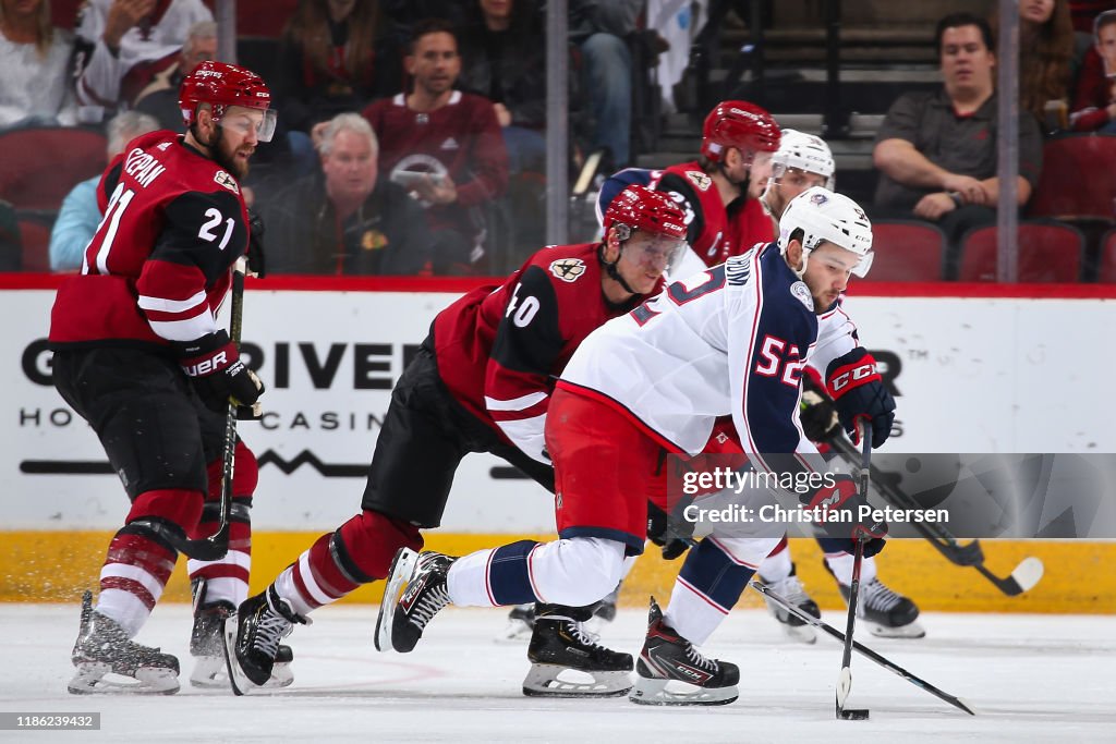 Columbus Blue Jackets v Arizona Coyotes