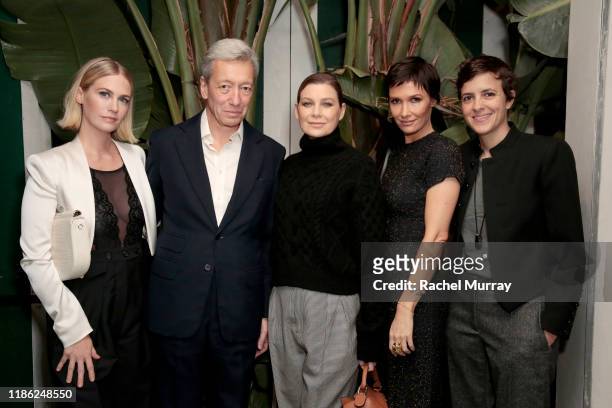 January Jones, Frédéric Malle, Ellen Pompeo, Cassandra Grey, and Samantha Ronson attend Editions de Parfums Frédéric Malle x Violet Grey celebrate...