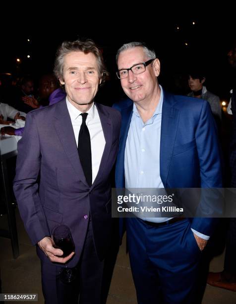 Willem Dafoe and Jack Speer attend SAG-AFTRA Foundation's 4th Annual Patron of the Artists Awards at Wallis Annenberg Center for the Performing Arts...