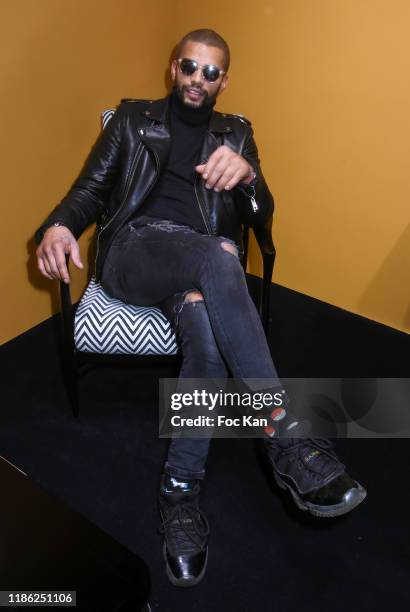 Dancer Brahim Zaibat attends the Red X BHV Marais Ephemere Boutique Launch Party on November 07, 2019 in Paris, France.